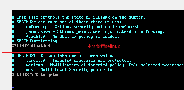 disable-selinux